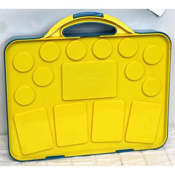 VTG 1993 Sesame Street Stamping Kit 13 Stamp Ink Pad Heart Sun Flower Bug Friend - Picture 7 of 8